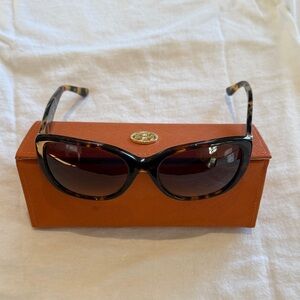 Tory Burch Brown Tortoise Sunglasses